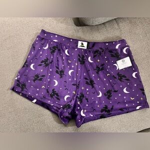 Women’s Purple Witchy Halloween Shorts